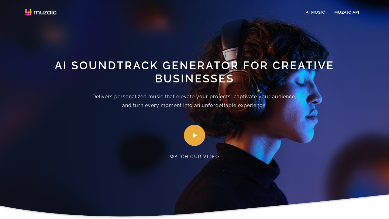 muzaic.ai screenshot