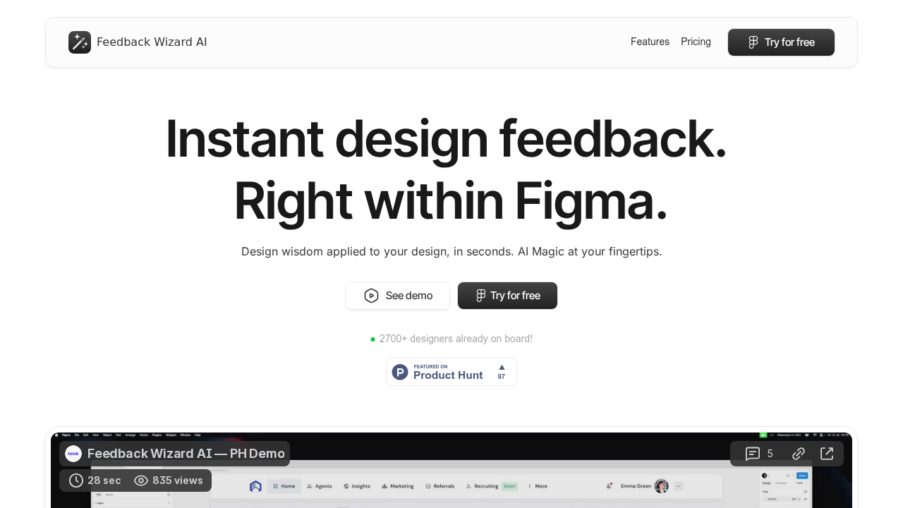 Feedback Wizard AI screenshot
