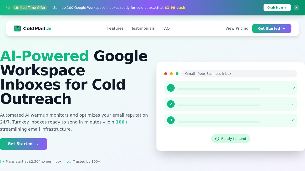 ColdMail.ai screenshot