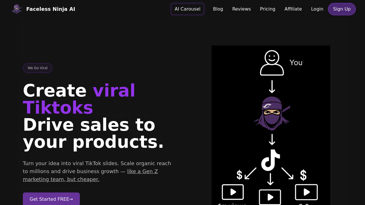 Faceless Ninja AI screenshot