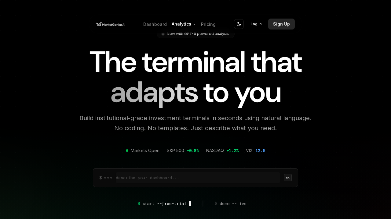 Market-Genius.ai screenshot