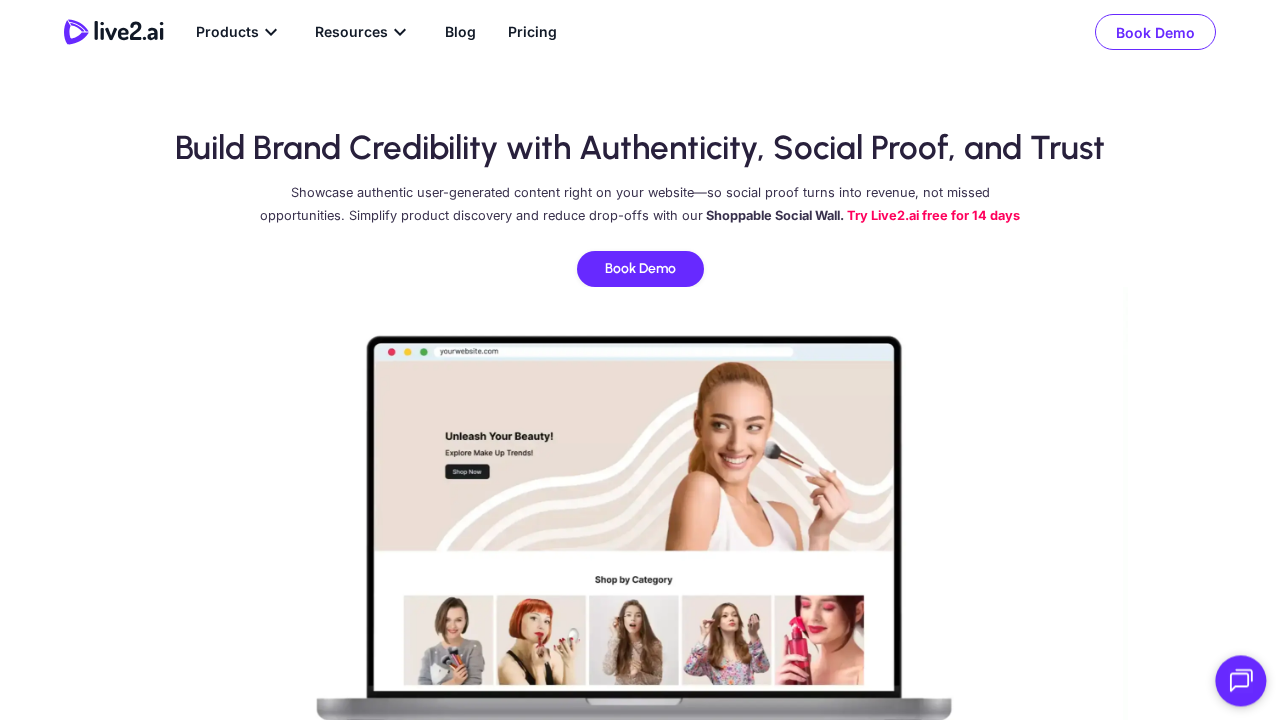 live2.ai screenshot
