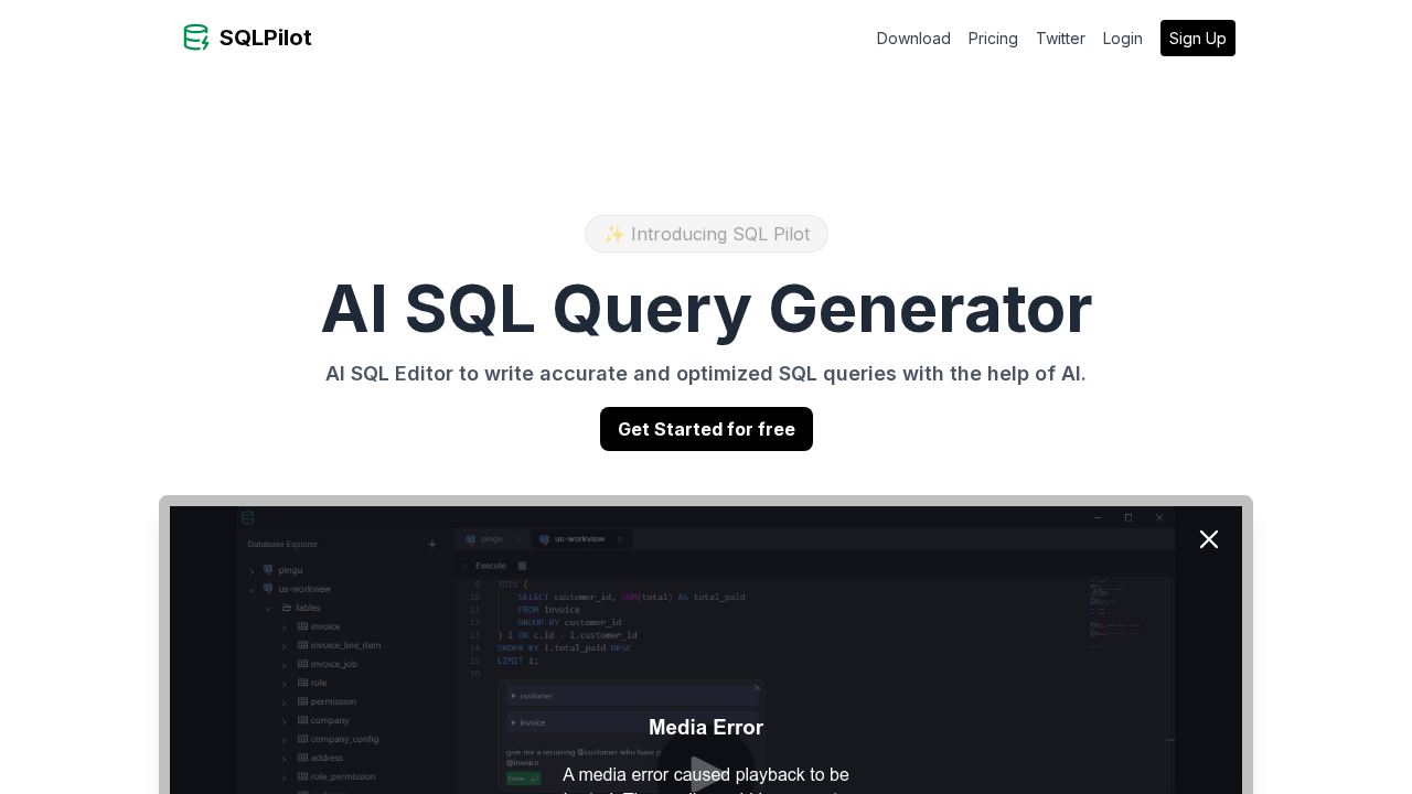 SQLPilot.ai screenshot