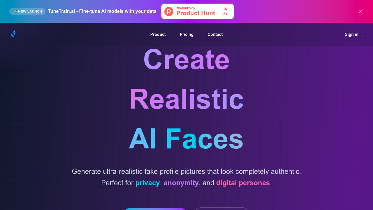 GenProfile.ai screenshot