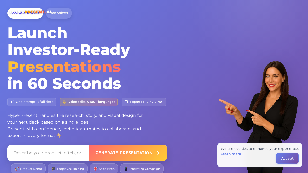 HyperPresent.ai screenshot