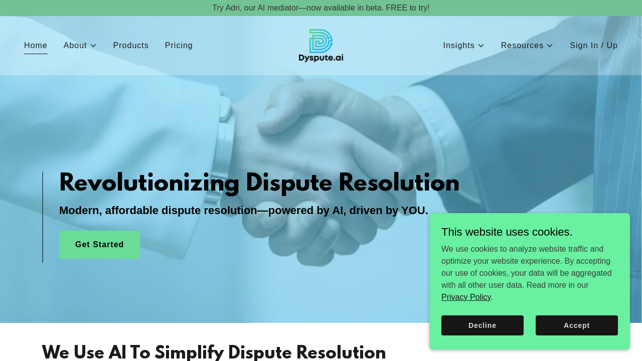 dyspute.ai screenshot