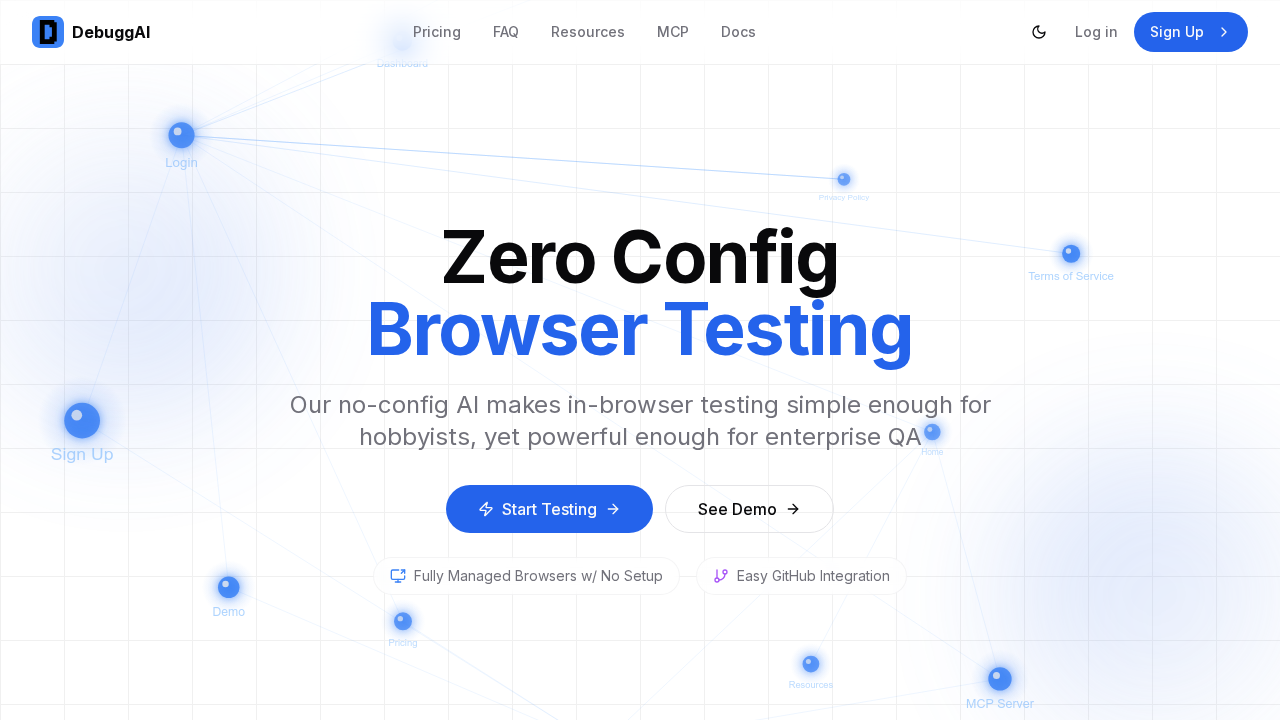 debugg.ai screenshot