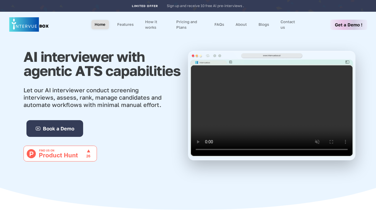 Intervuebox.ai screenshot