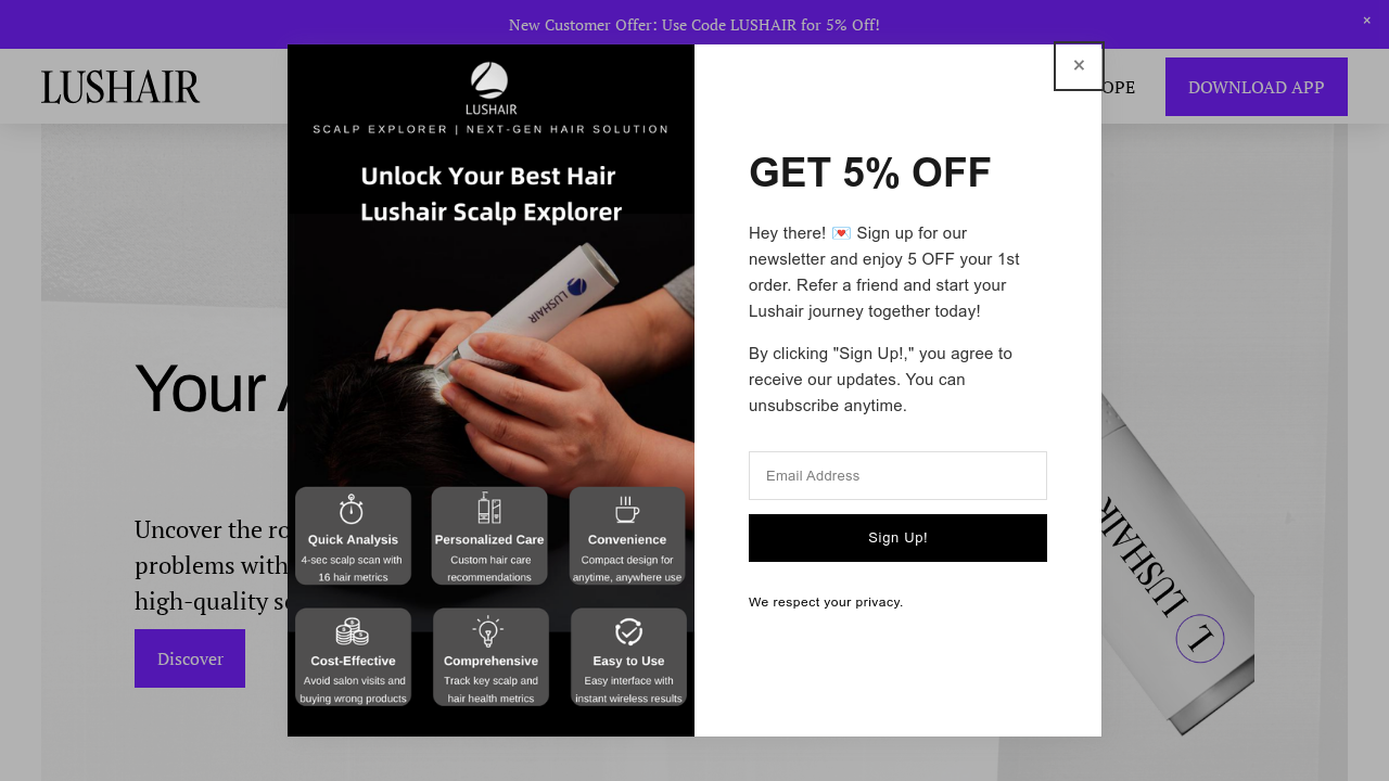Lushair.ai screenshot