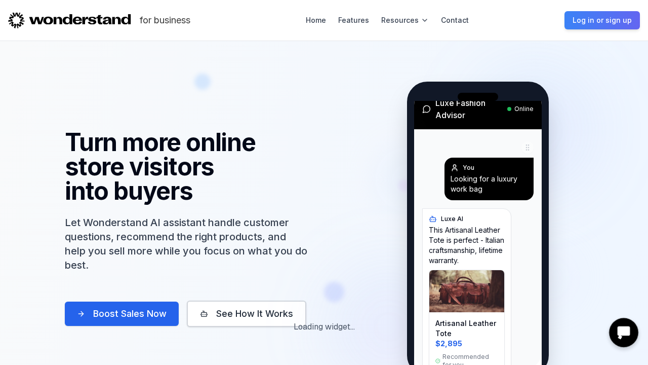 Wonderstand.ai screenshot