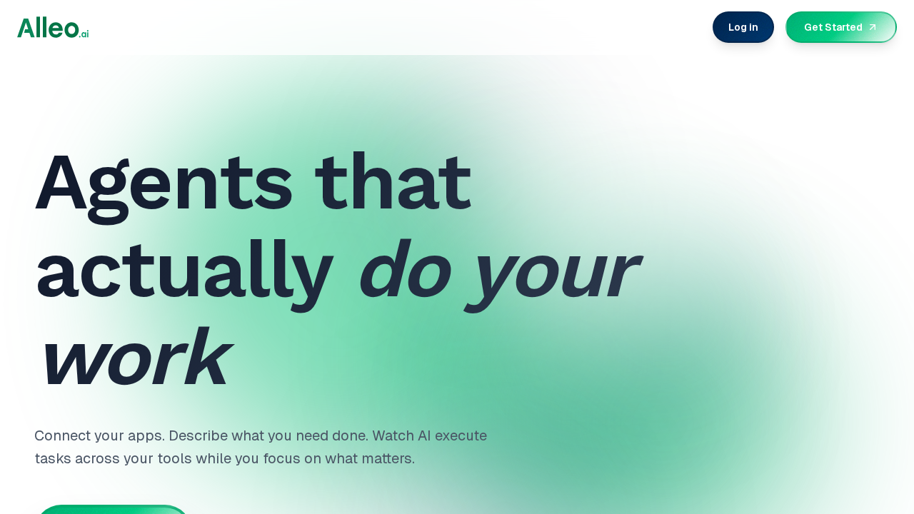 Alleo.ai screenshot