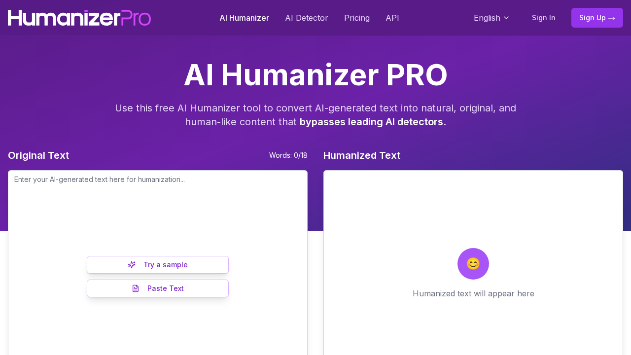 HumanizerPro screenshot