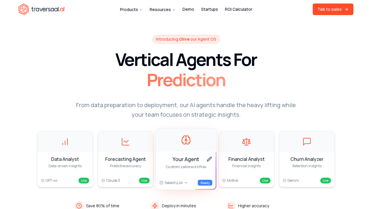 Traversaal.ai screenshot