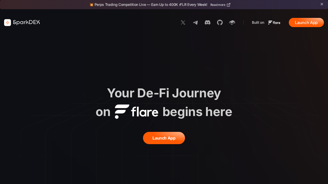 SparkDEX.ai screenshot