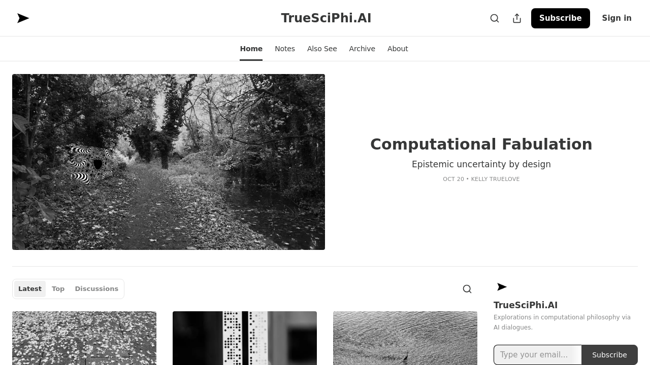 TrueSciPhi.AI screenshot