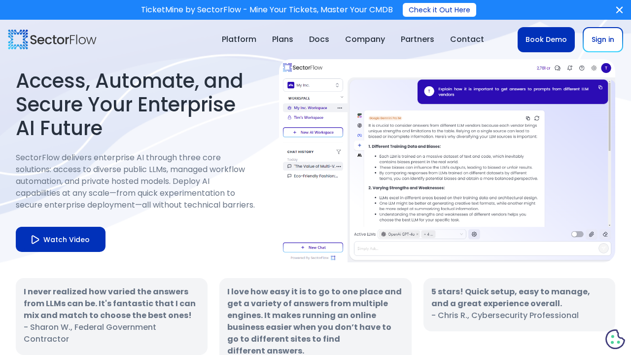 SectorFlow screenshot
