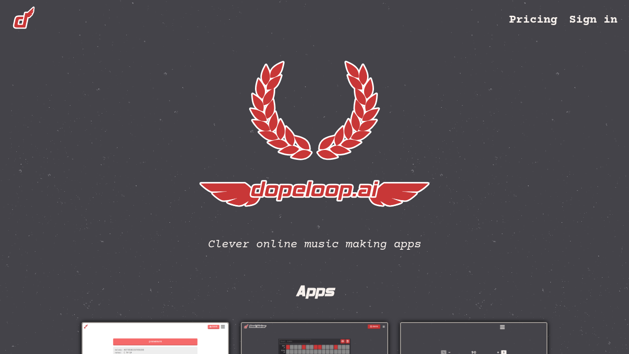 dopeloop.ai screenshot