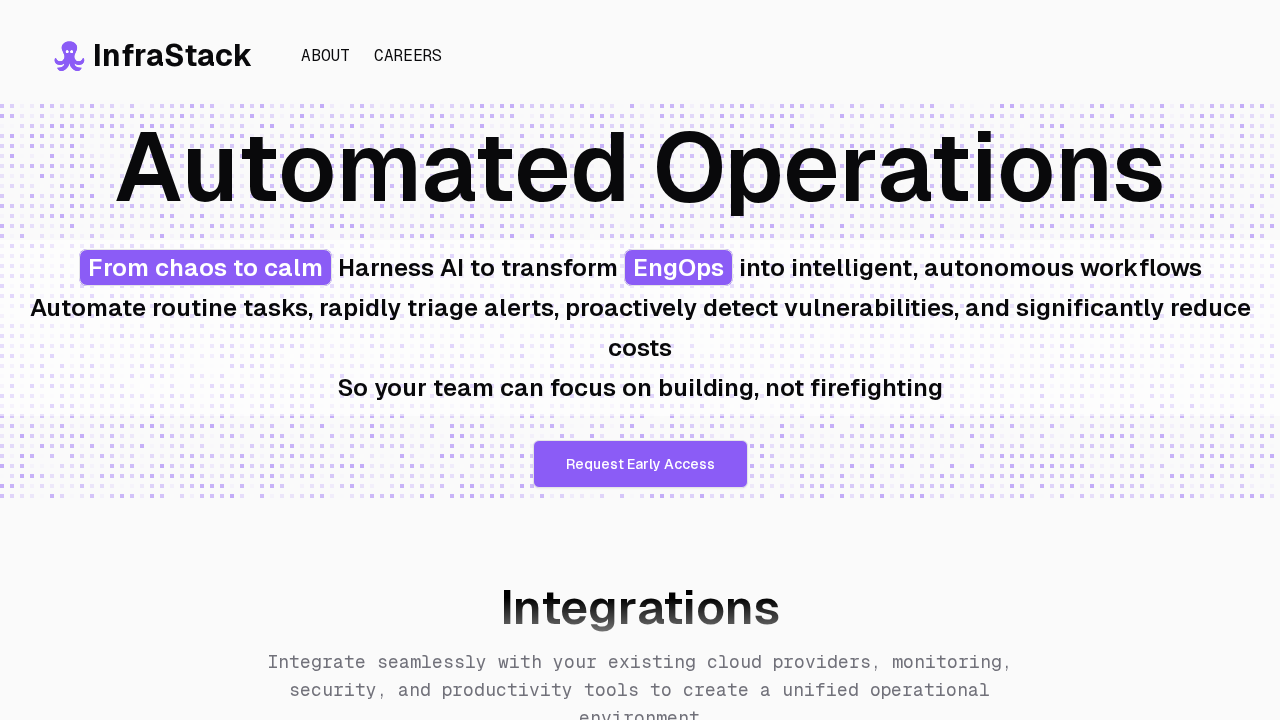 InfraStack screenshot