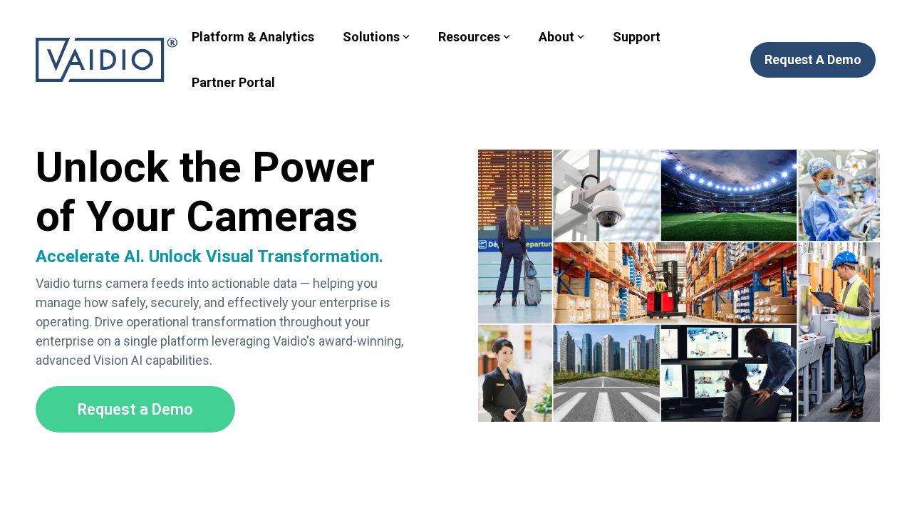 Vaidio.ai screenshot