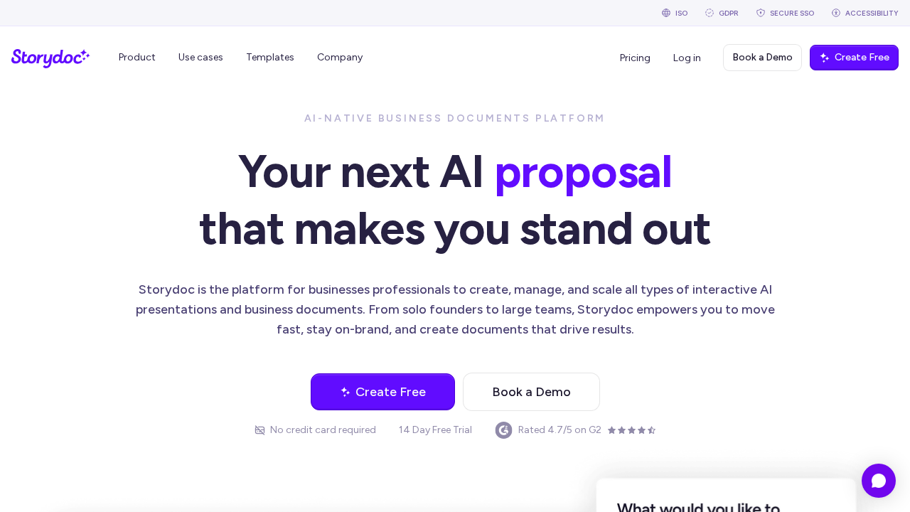 Storydoc.ai screenshot