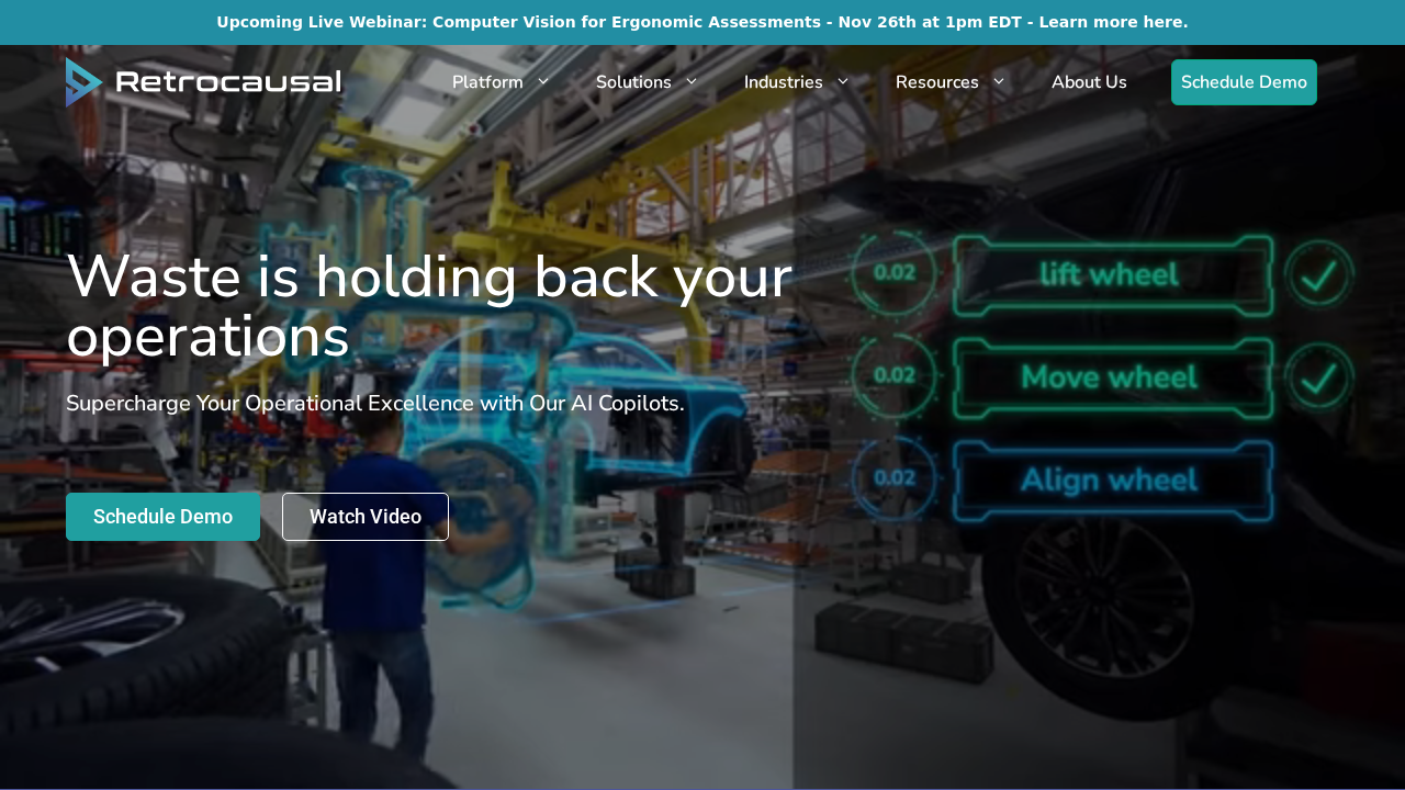 Retrocausal.ai screenshot
