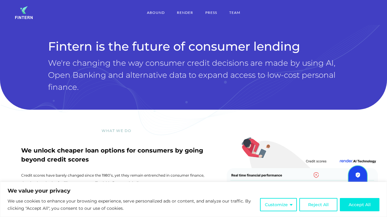 Fintern screenshot