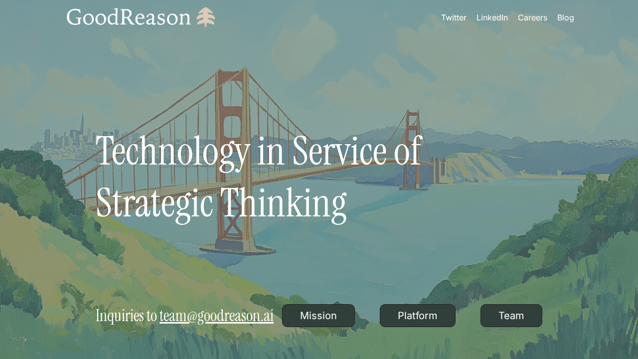 goodreason.ai screenshot