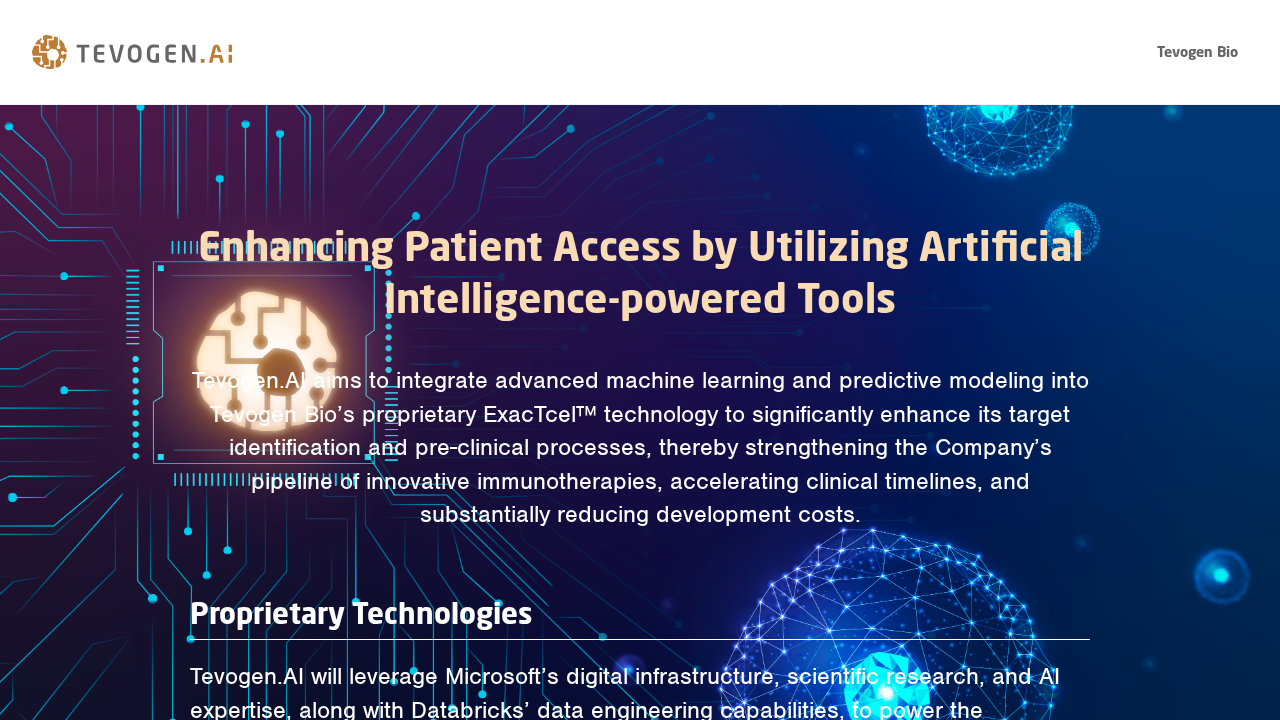 Tevogen.ai screenshot