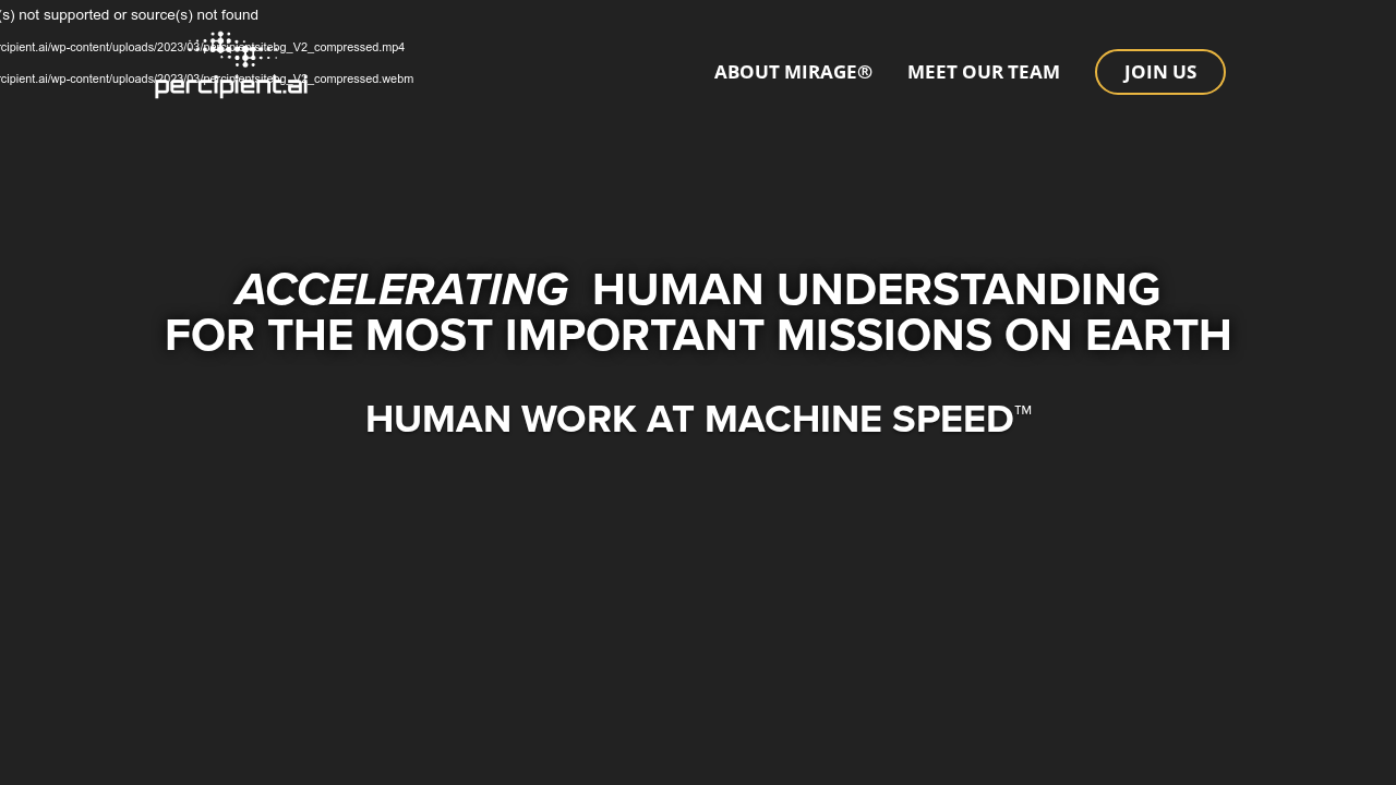 Percipient.ai screenshot