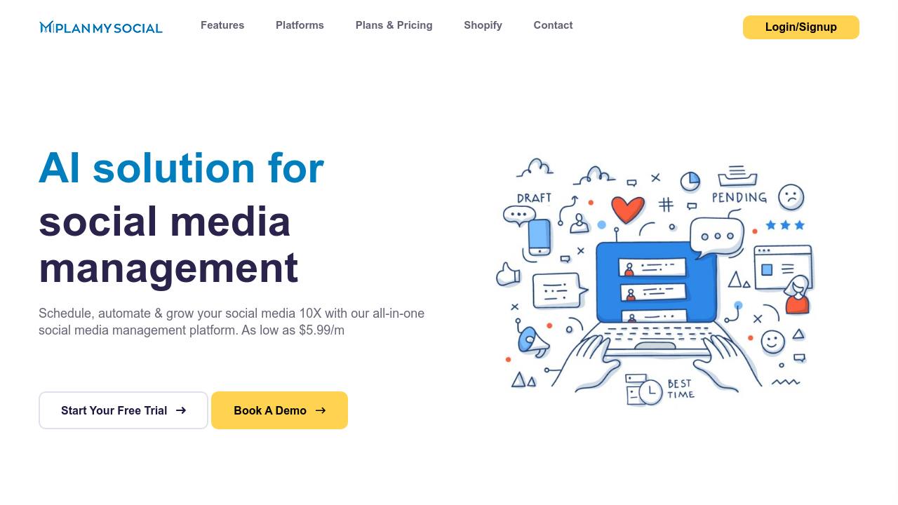 Plan My Social screenshot