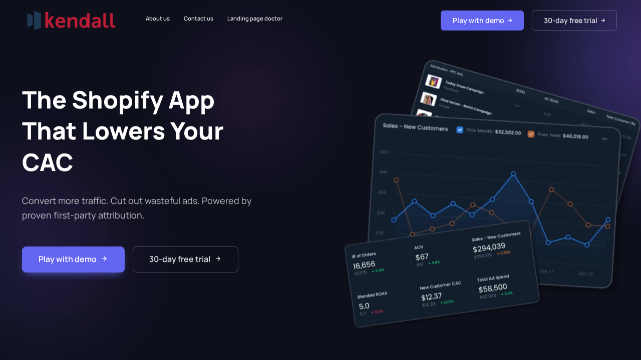Kendall.ai screenshot