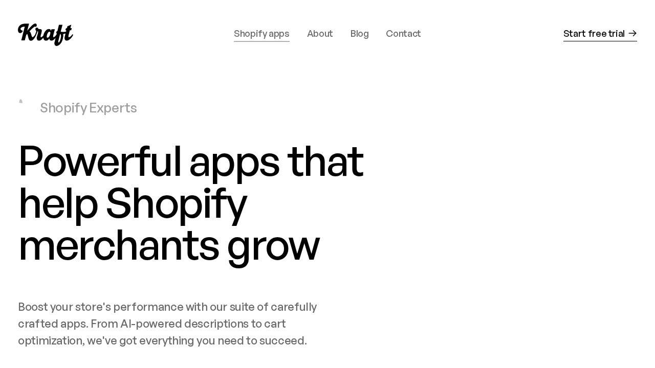 Kraft Apps screenshot