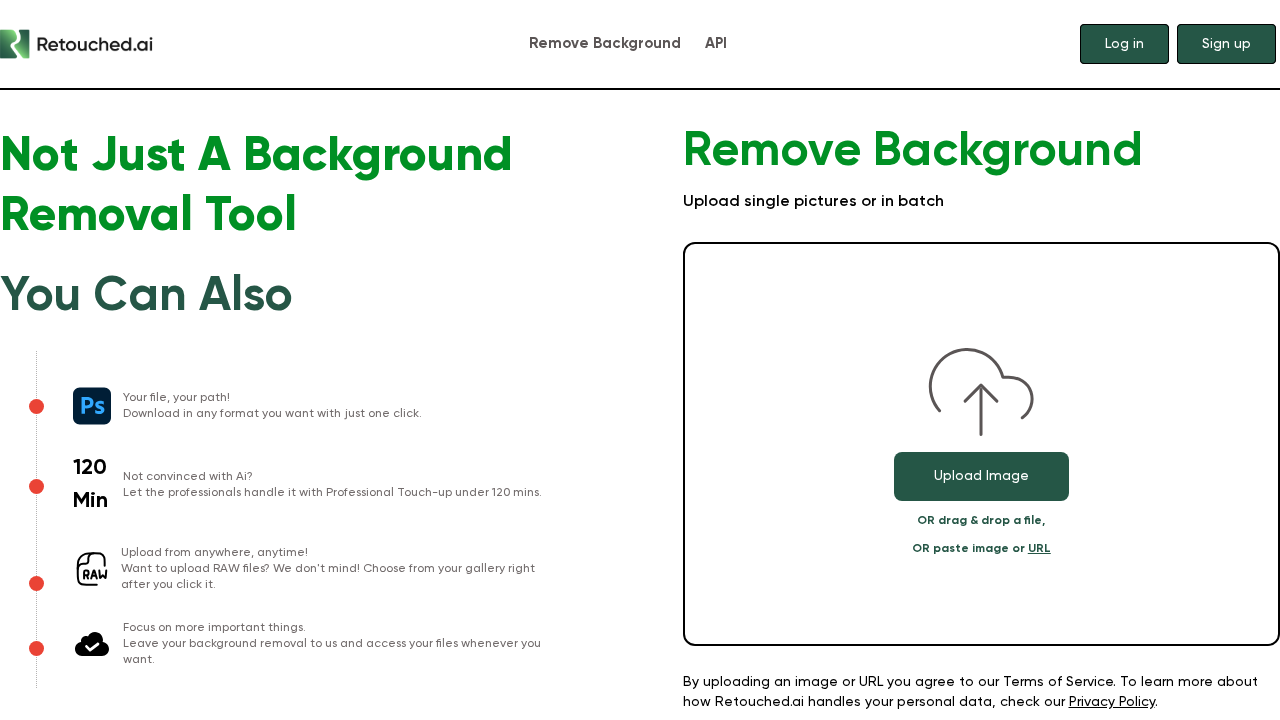 retouched.ai screenshot