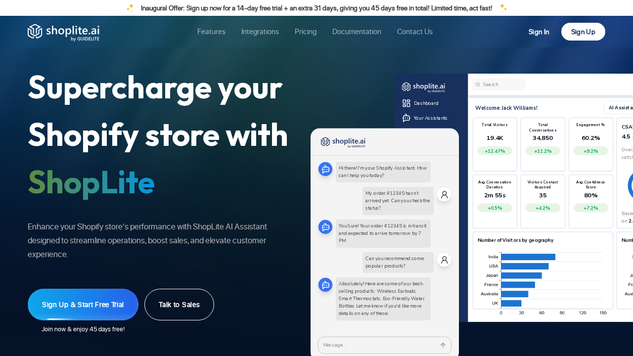 Shoplite.ai screenshot