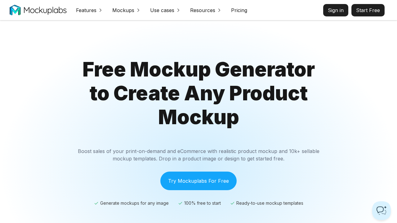 Mockuplabs.ai screenshot