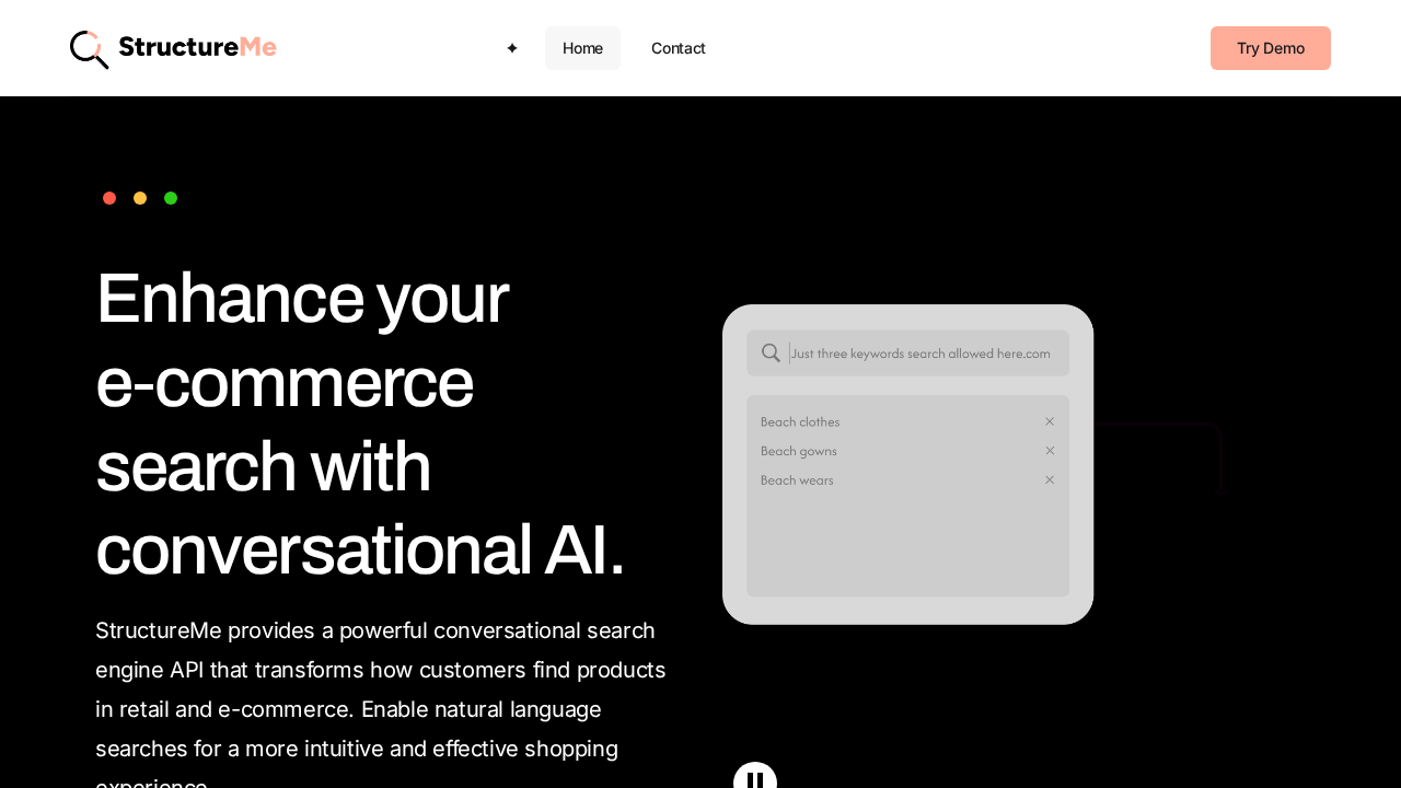 StructureMe.ai screenshot
