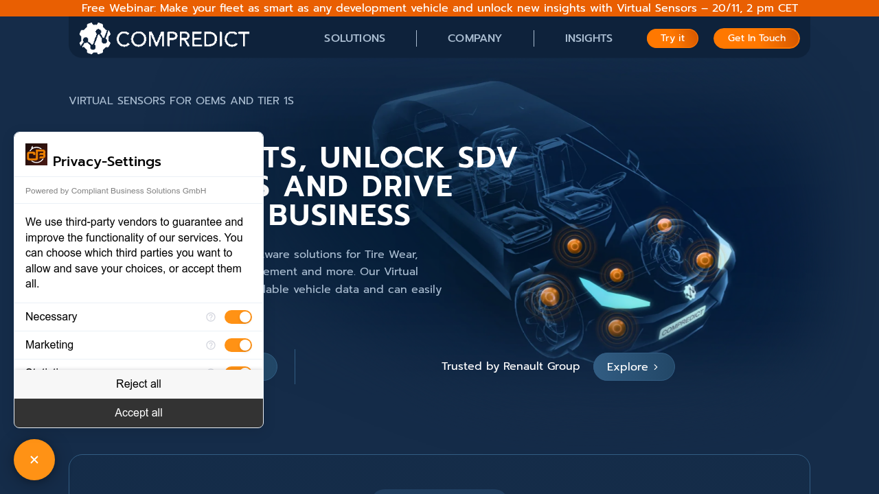 compredict.ai screenshot