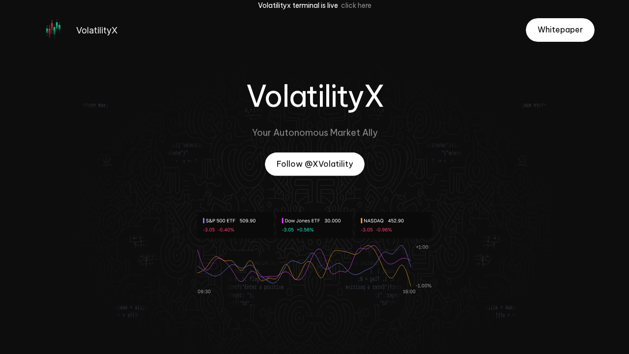 VolatilityX screenshot