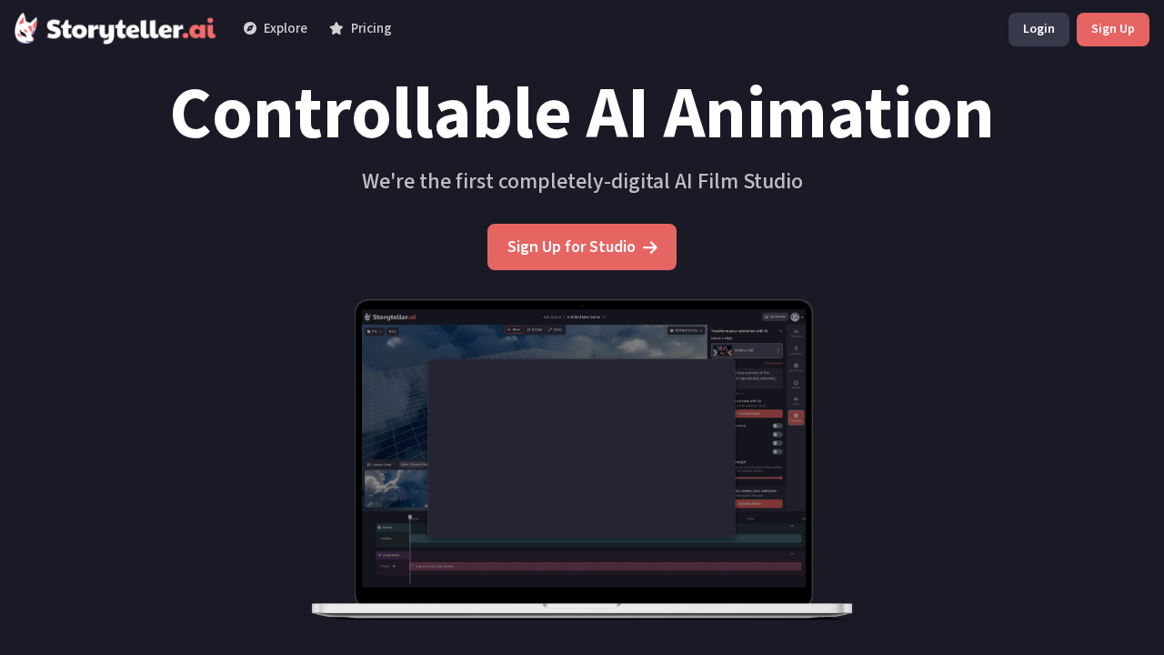 Storyteller.ai screenshot