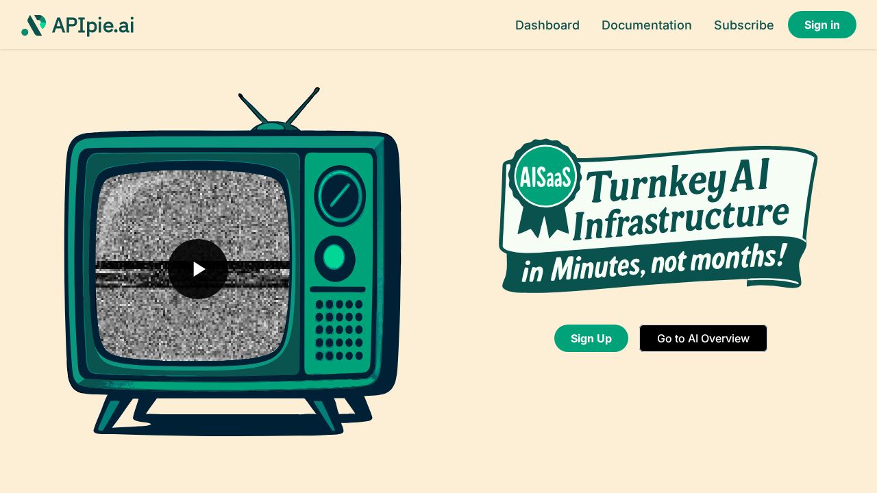 APIpie.ai screenshot