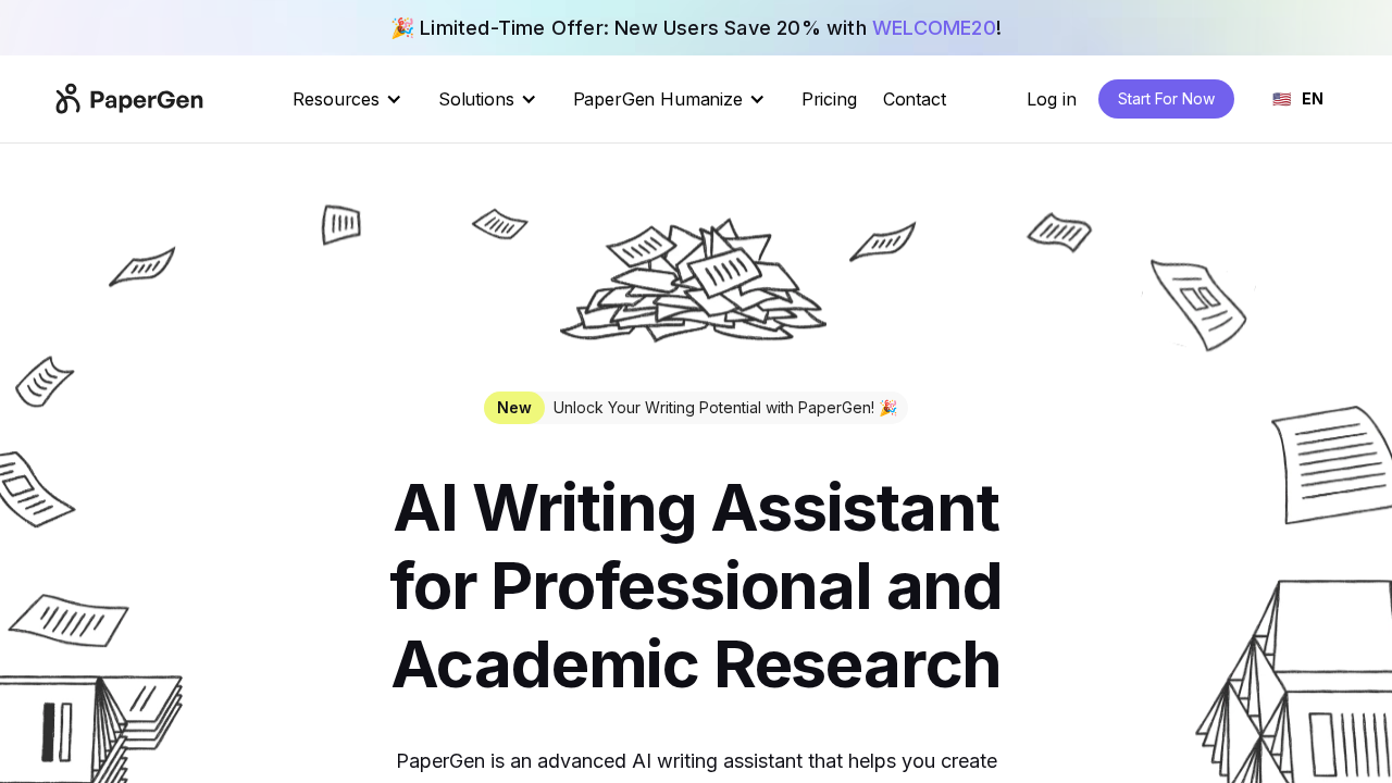 PaperGen.ai screenshot