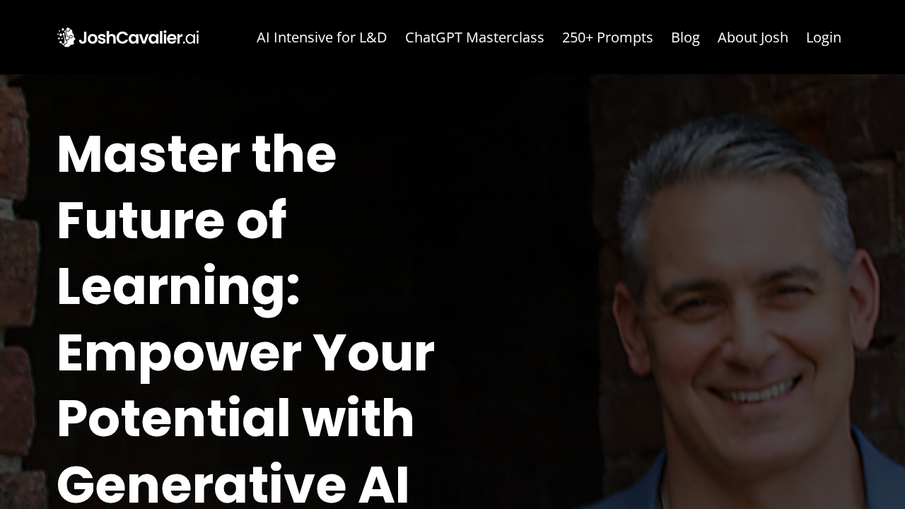 joshcavalier.ai screenshot