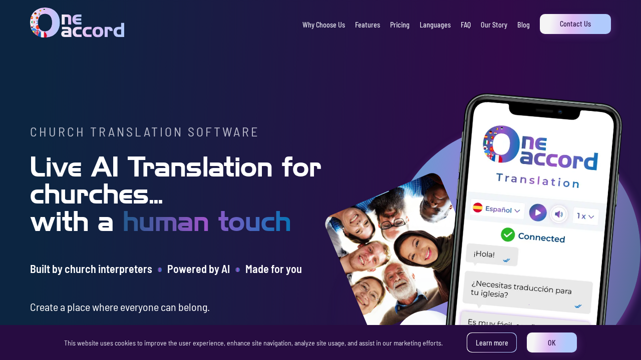 OneAccord.ai screenshot