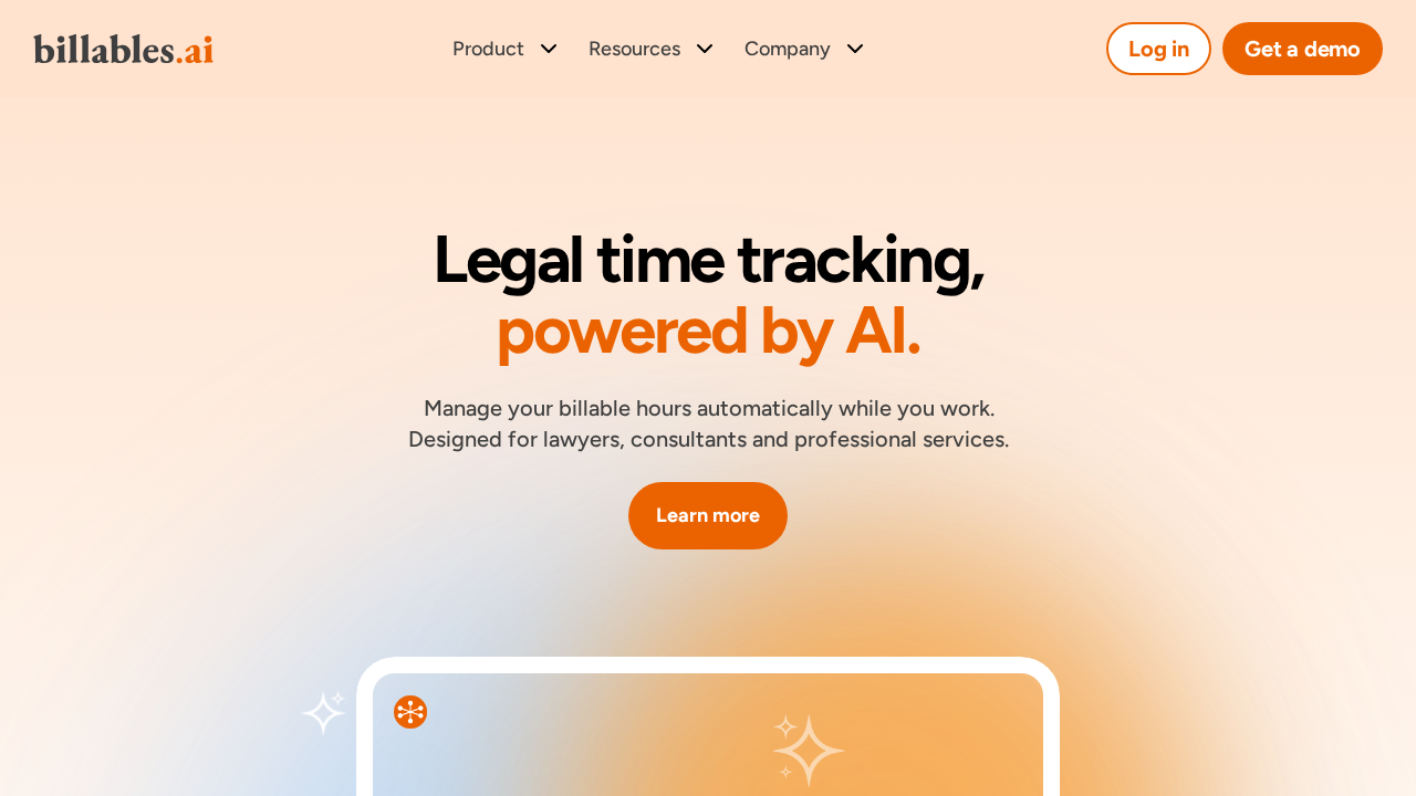 Billables AI screenshot