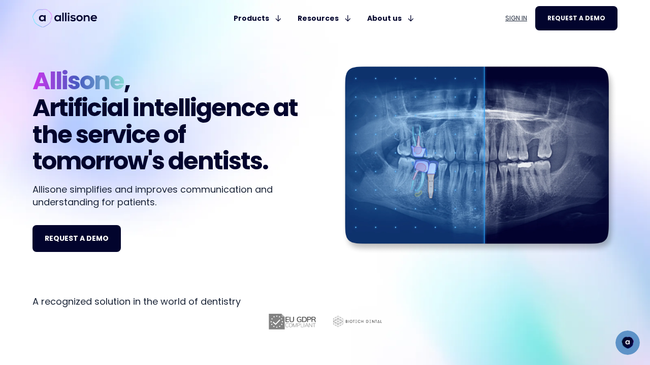 Allisone.ai screenshot