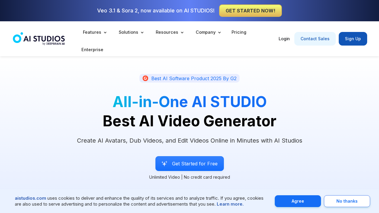 AI Studios screenshot