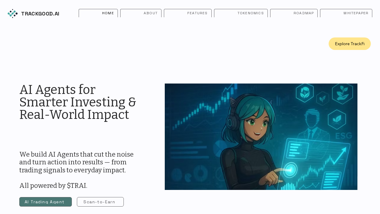 Trackgood.ai screenshot