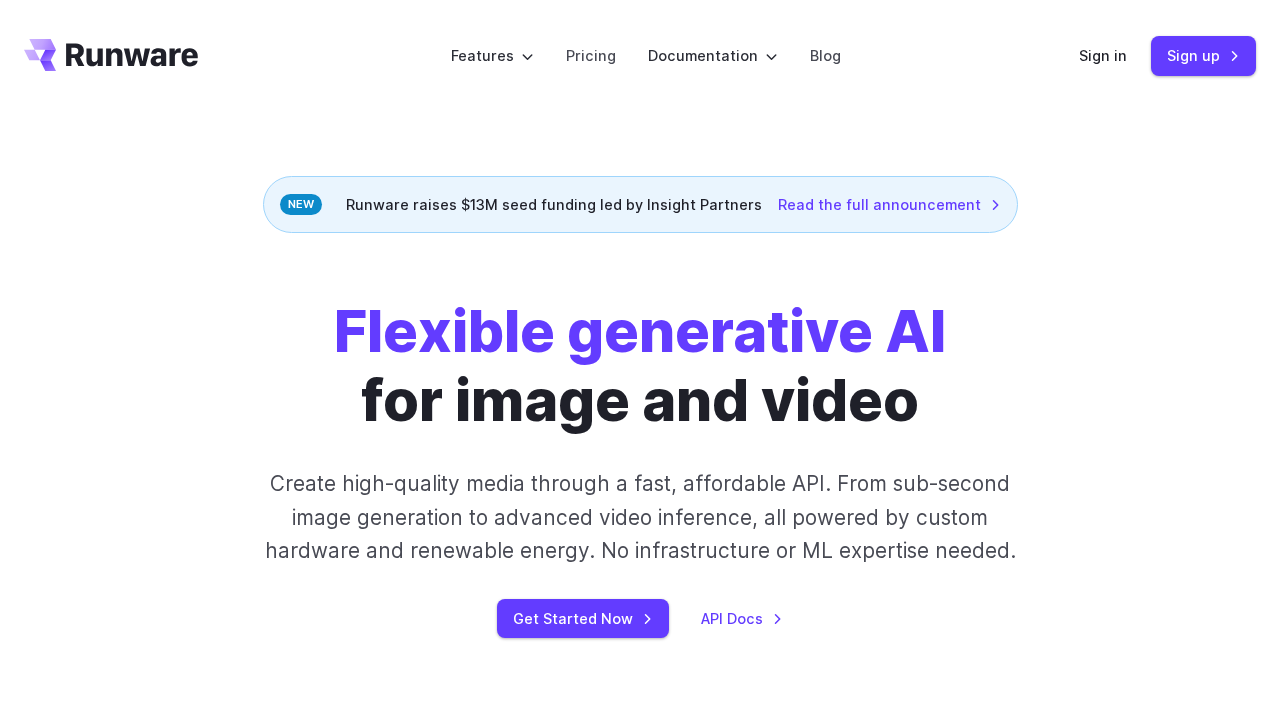 Runware.ai screenshot