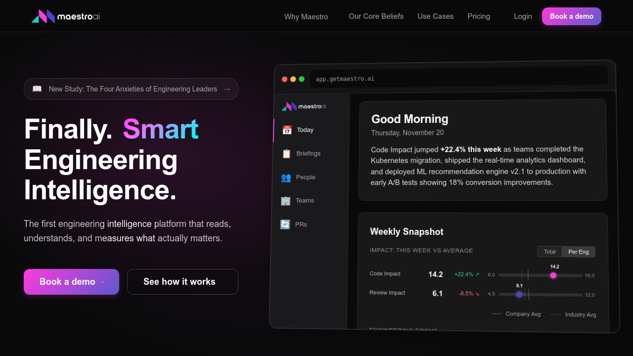Maestro AI screenshot