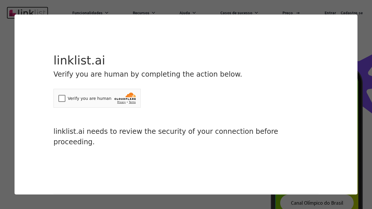 Linklist.ai screenshot